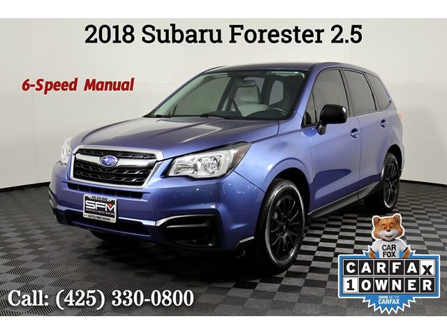 Quartz Blue Pearl 2018 Subaru Forester SUV / Crossover All-Wheel Drive Manual