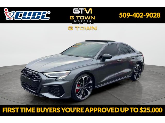 Daytona Gray Pearl Effect 2022 Audi S3 2.0T quattro Premium Plus AWD Sedan All-Wheel Drive Automatic