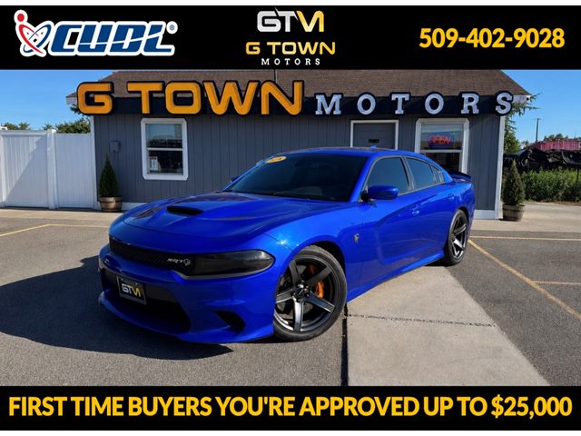 Indigo Blue 2018 Dodge Charger SRT Hellcat RWD Sedan Rear-Wheel Drive Automatic