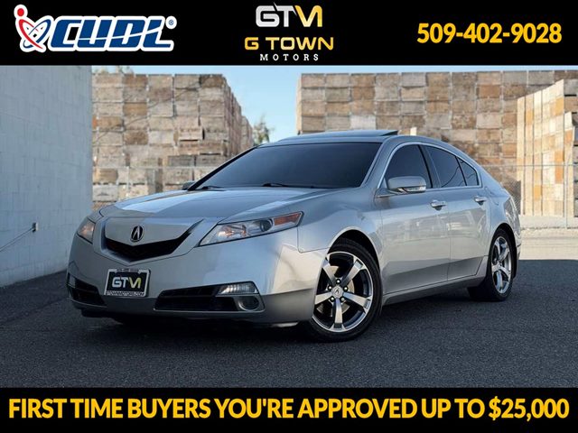 Palladium Metallic 2010 Acura TL Sedan All-Wheel Drive Automatic