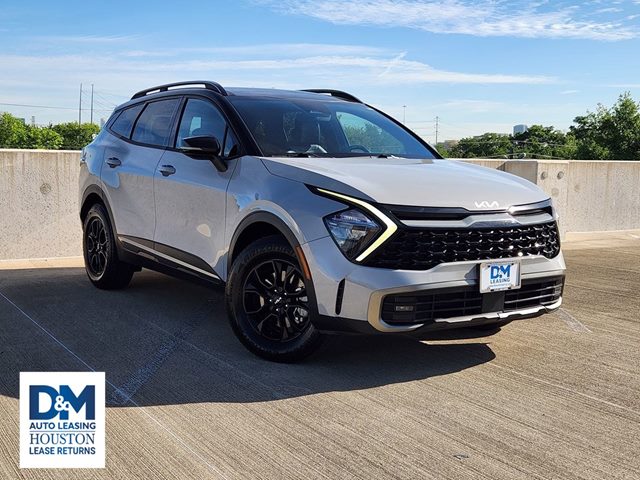 Wolf Gray/Ebony Black Roof 2023 Kia Sportage X-Pro AWD SUV / Crossover All-Wheel Drive Automatic