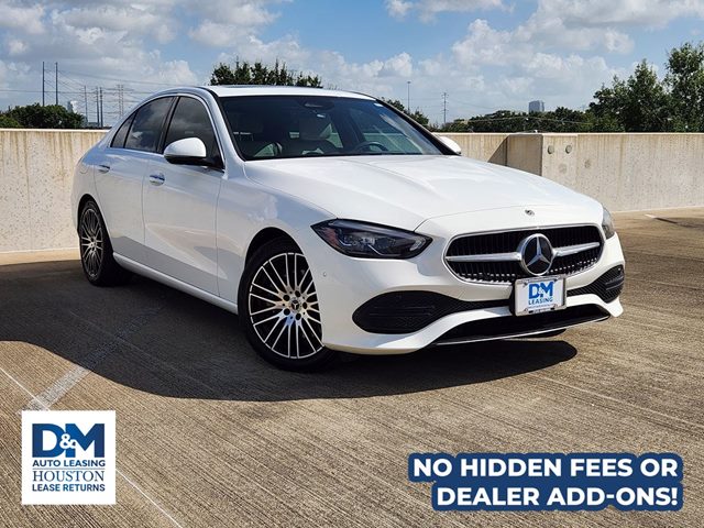 Polar White 2024 Mercedes-Benz C-Class Sedan All-Wheel Drive Automatic