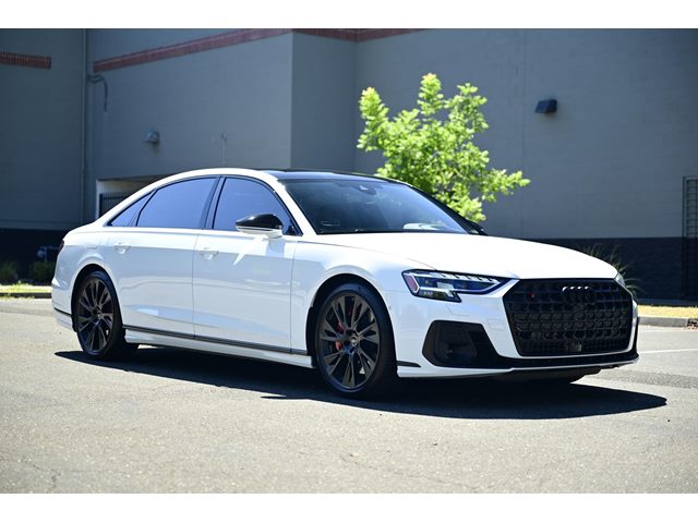 White 2025 Audi S8 Sedan All-Wheel Drive Automatic