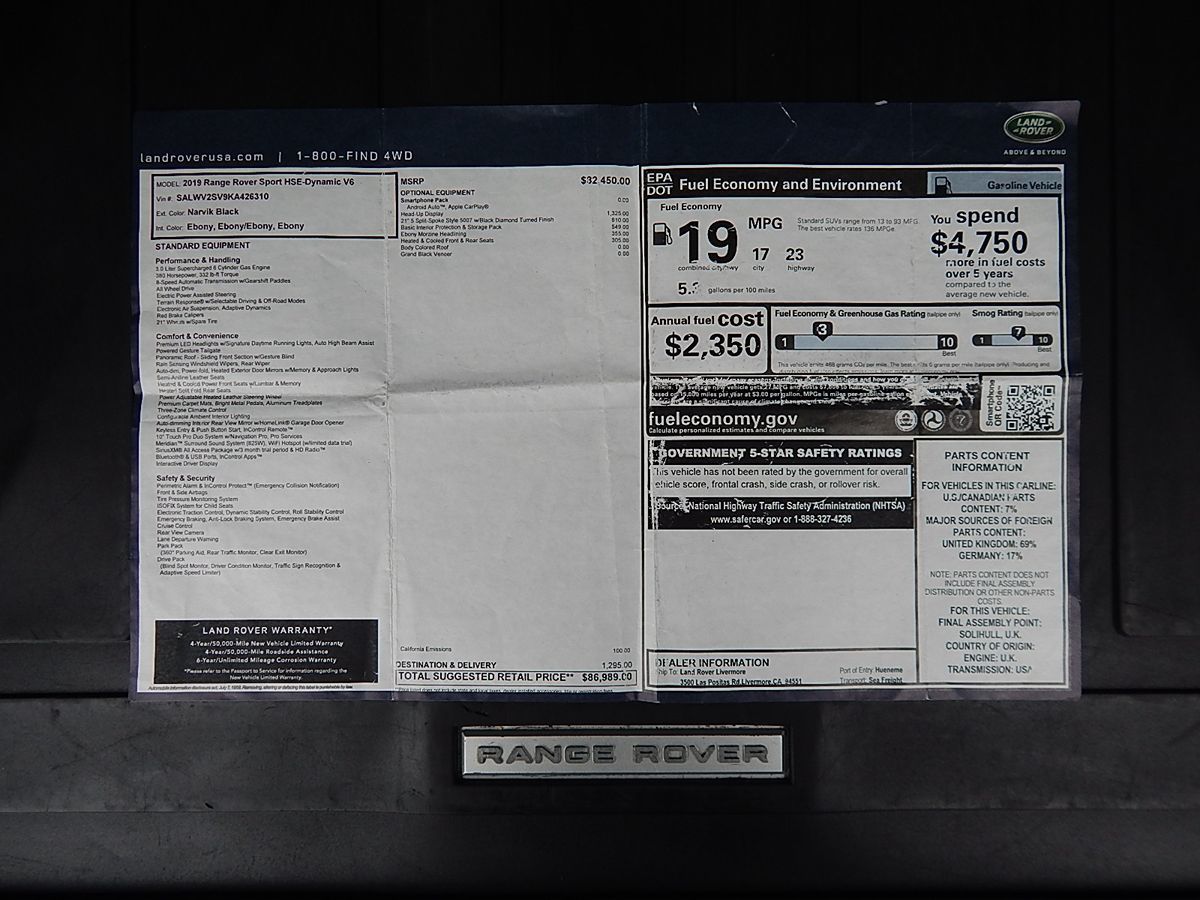 Land Rover Range Rover Sport photo 12