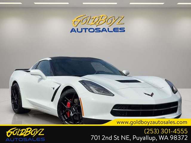Arctic White 2014 Chevrolet Corvette Stingray 1LT Coupe RWD Coupe Rear-Wheel Drive Automatic