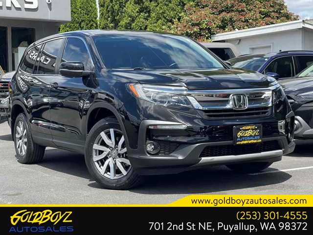 Crystal Black Pearl 2021 Honda Pilot EX-L AWD SUV / Crossover All-Wheel Drive Automatic