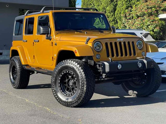 Amp'd 2014 Jeep Wrangler Unlimited Sahara 4WD SUV / Crossover Four-Wheel Drive Manual