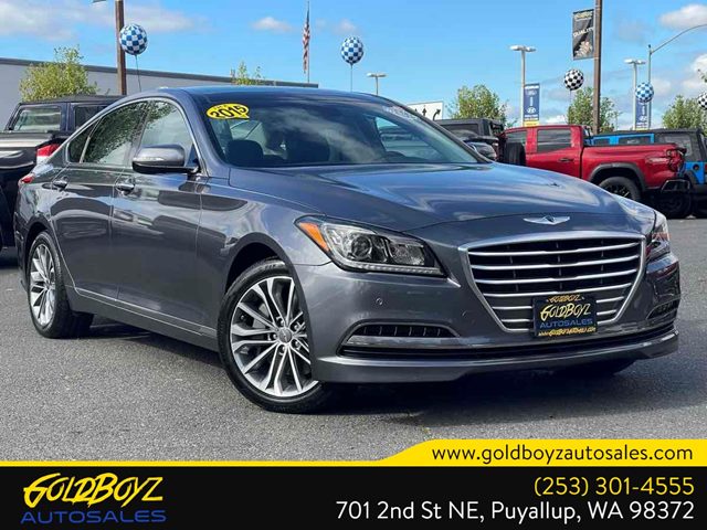 Empire State Gray 2015 Hyundai Genesis Sedan Rear-Wheel Drive Automatic