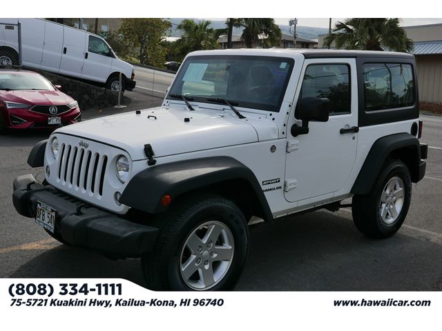 Bright White Clearcoat 2014 Jeep Wrangler Sport 4WD SUV / Crossover Four-Wheel Drive Manual