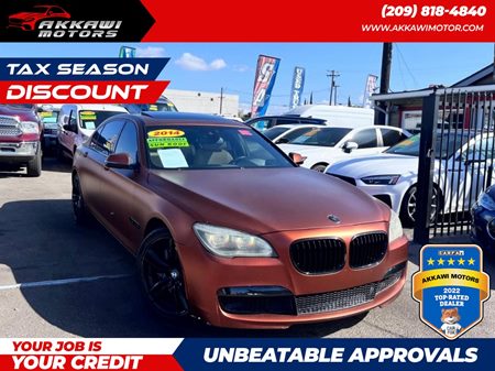 2014 BMW 7 Series 750Li SALVAGE TITLE