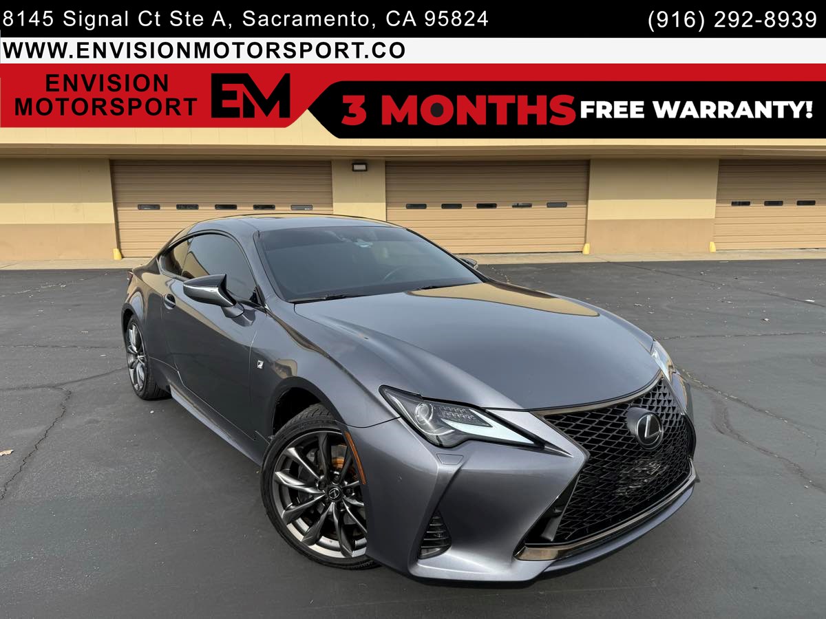 Sold 2019 Lexus RC 350 F Sport AWD in Sacramento