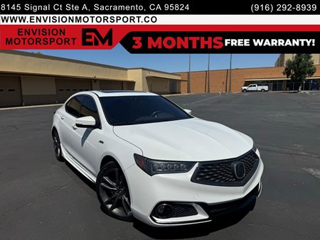 2019 Acura TLX w/A-Spec Pkg Red Leather