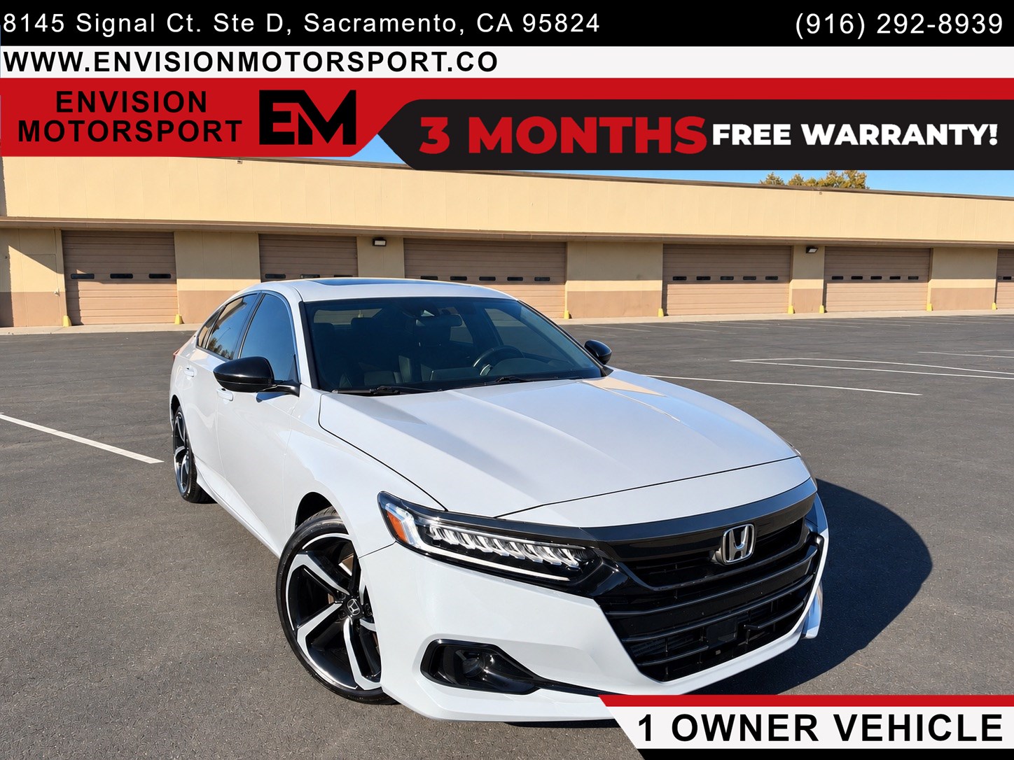 2022 Honda Accord Sedan Sport 2.0T