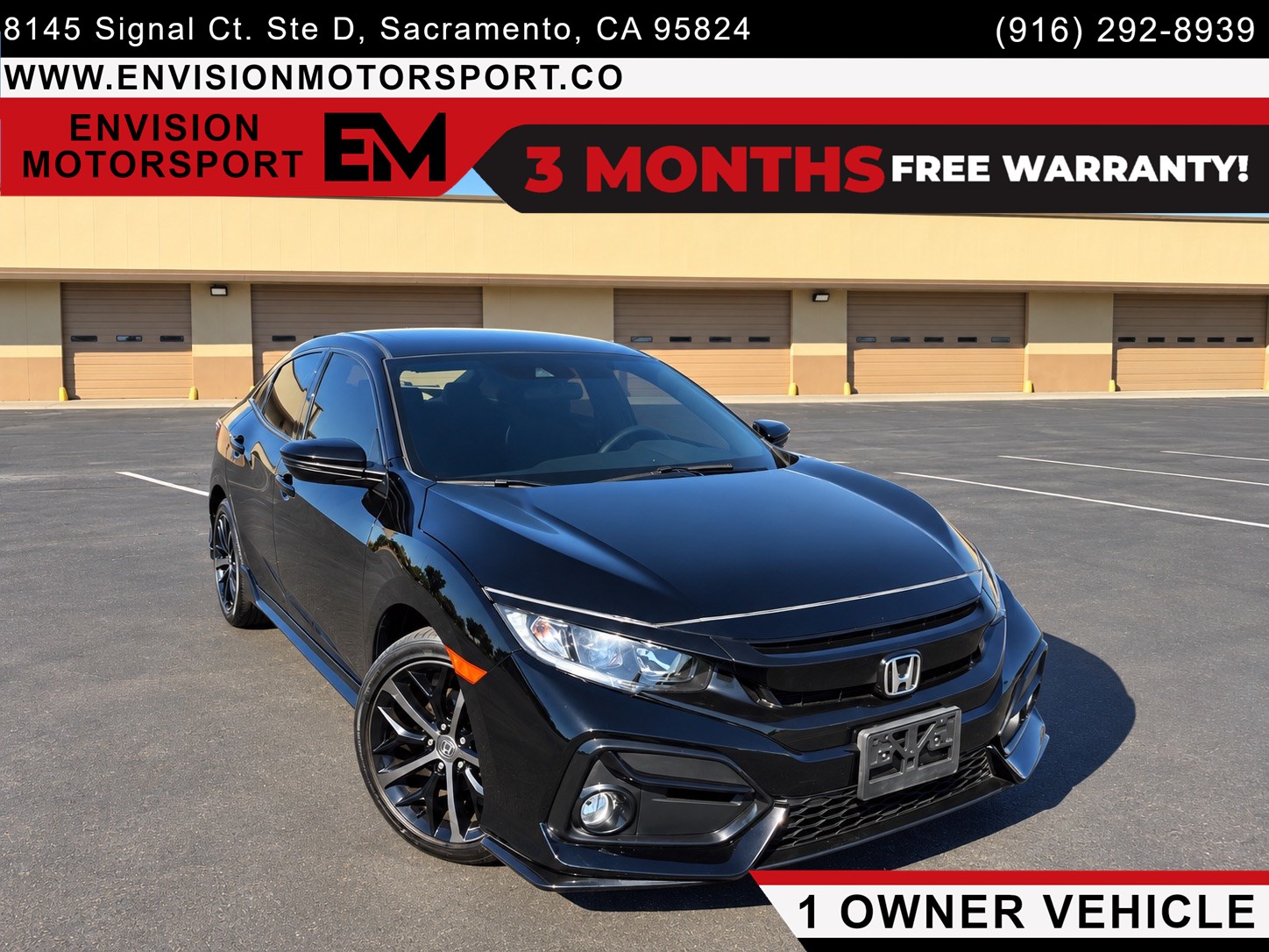 2021 Honda Civic Hatchback Sport