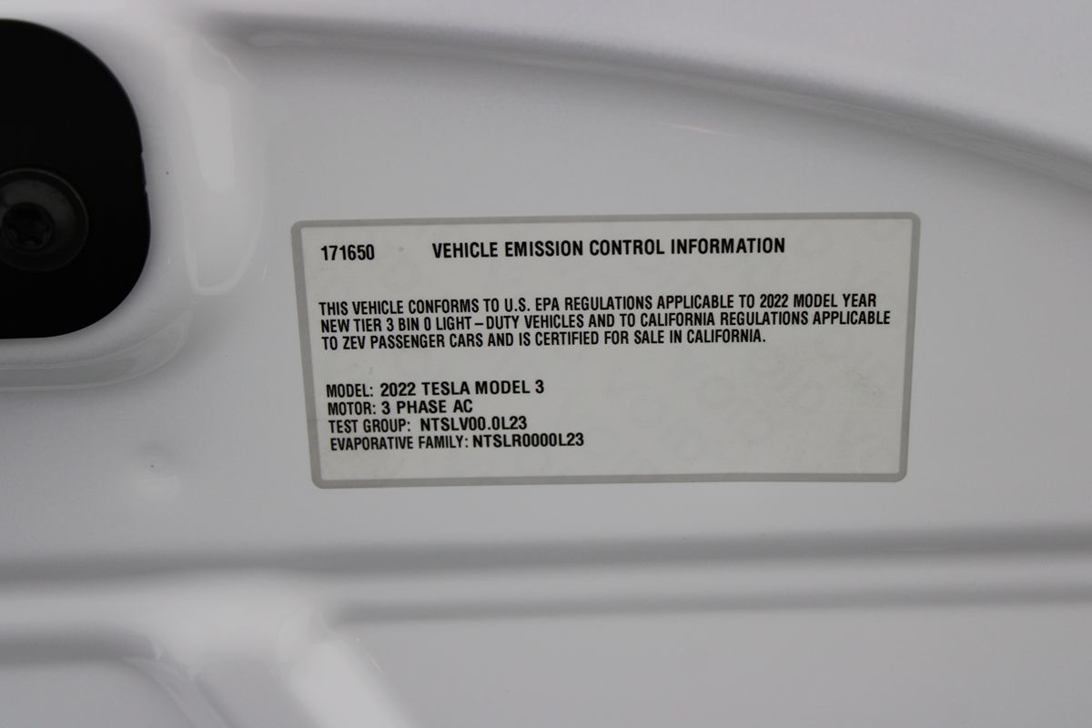 Sold 2022 Tesla Model 3 Long Range in Montclair