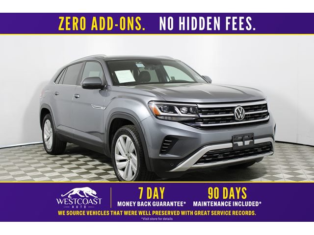 Platinum Gray Metallic 2021 Volkswagen Atlas Cross Sport SUV / Crossover All-Wheel Drive Automatic