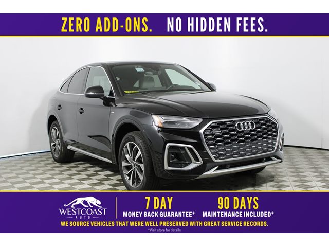 Mythos Black Metallic 2022 Audi Q5 Sportback Sedan All-Wheel Drive Automatic