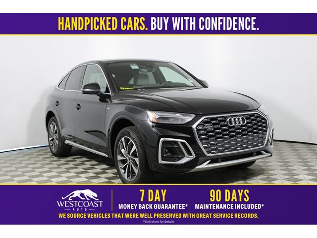Mythos Black Metallic 2022 Audi Q5 Sportback Sedan All-Wheel Drive Automatic