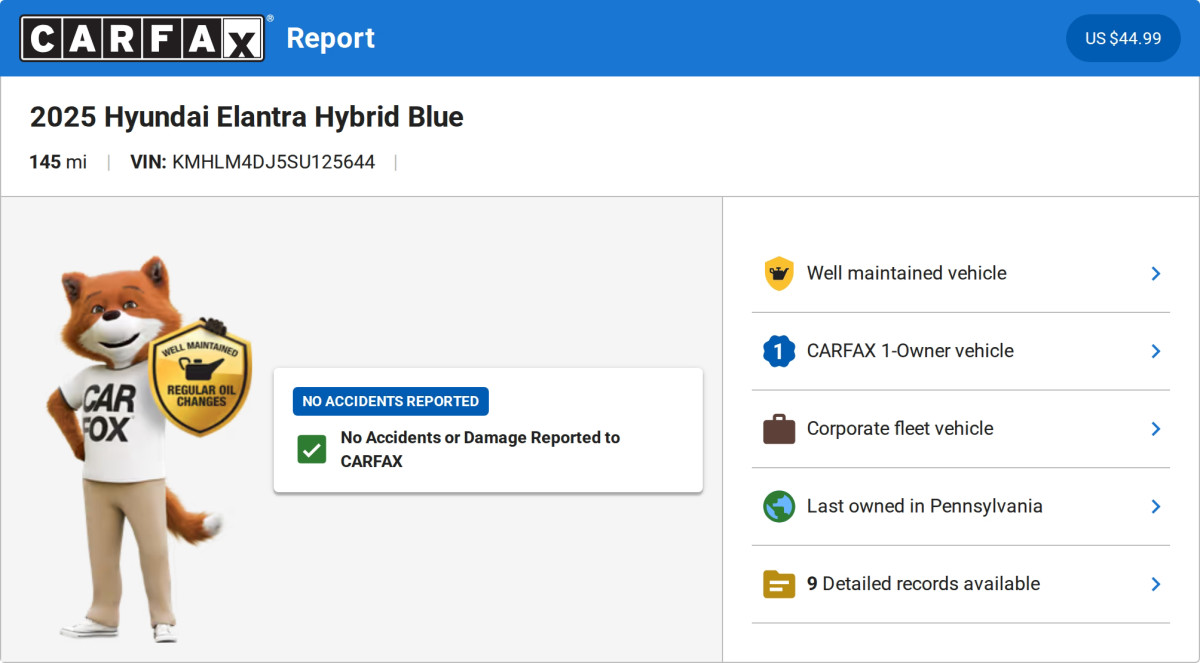 2025 Hyundai Elantra Blue - Photo 5