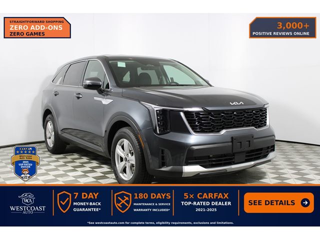 Gray (Gravity Grey) 2024 Kia Sorento SUV / Crossover Front-Wheel Drive Automatic