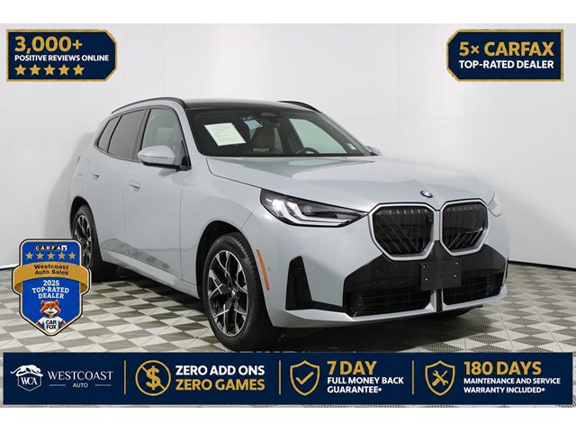 Gray (Brooklyn Grey Metallic) 2025 BMW X3 SUV / Crossover All-Wheel Drive Automatic