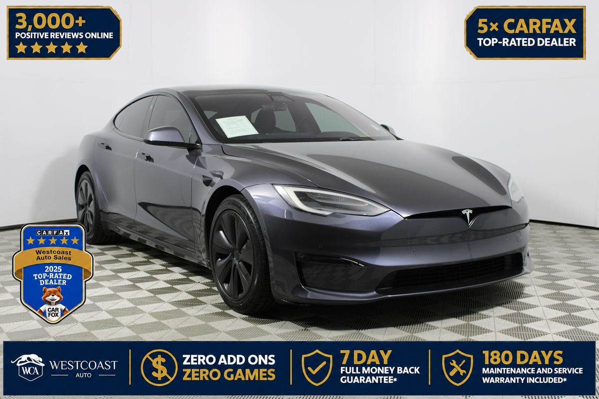 Midnight Silver Metallic 2021 Tesla Model S Sedan All-Wheel Drive Automatic