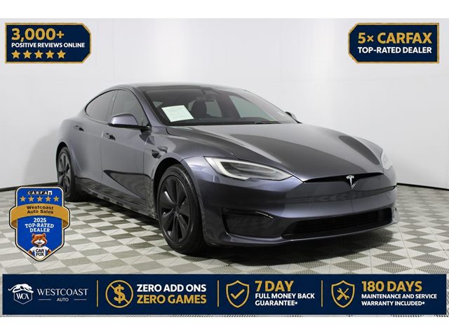 Midnight Silver Metallic 2021 Tesla Model S Sedan All-Wheel Drive Automatic