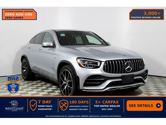 Cirrus Silver Metallic 2023 Mercedes-Benz GLC Coupe All-Wheel Drive Automatic