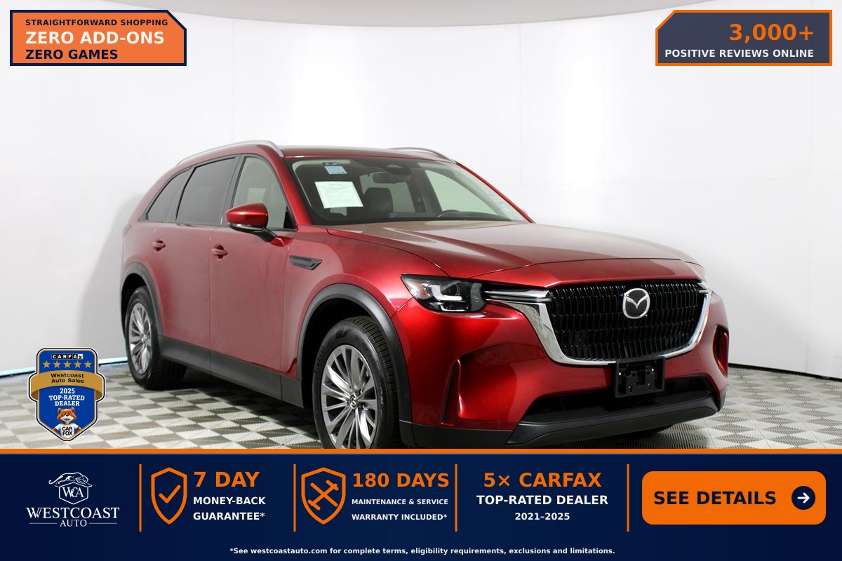 2024 Mazda CX-90 Rojo (Soul Red Crystal Metallic) SUV/Crossover Tracción en las cuatro ruedas Automática