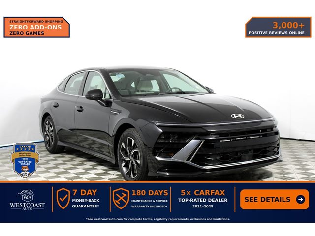 Abyss Black 2025 Hyundai Sonata Sedan Front-Wheel Drive Automatic