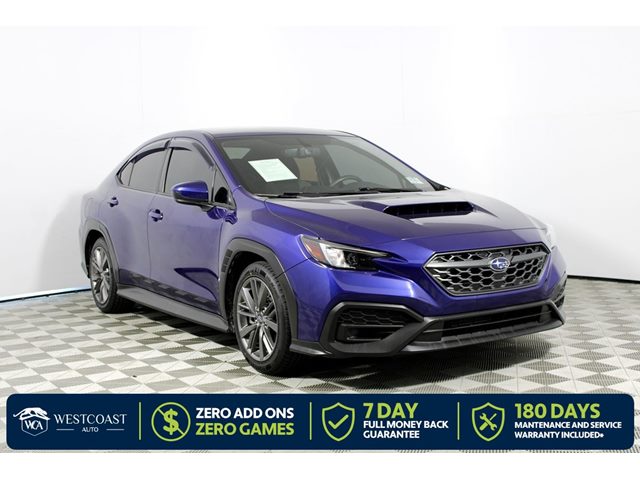Sapphire Blue 2022 Subaru WRX Sedan All-Wheel Drive Manual