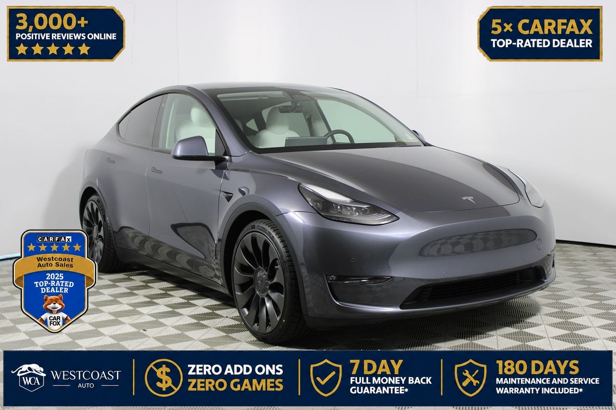 Midnight Silver Metallic 2022 Tesla Model Y SUV / Crossover All-Wheel Drive Automatic