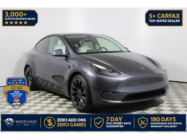 Midnight Silver Metallic 2022 Tesla Model Y SUV / Crossover All-Wheel Drive Automatic