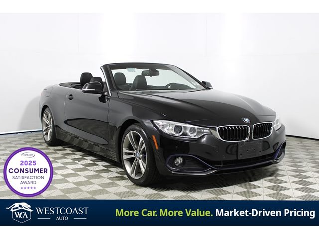 Jet Black 2017 BMW 4 Series 430i Convertible RWD Convertible Rear-Wheel Drive Automatic