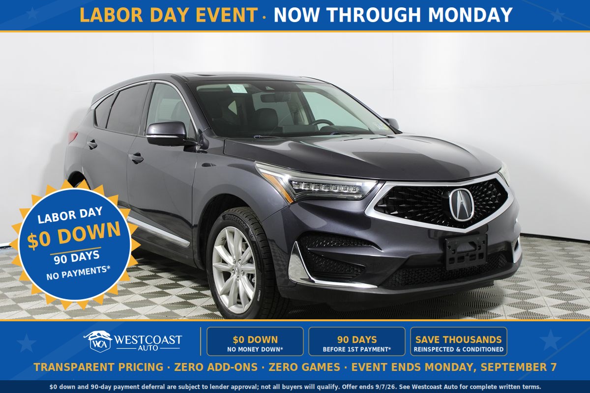 Gray (Gunmetal Metallic) 2019 Acura RDX SUV / Crossover Front-Wheel Drive Automatic
