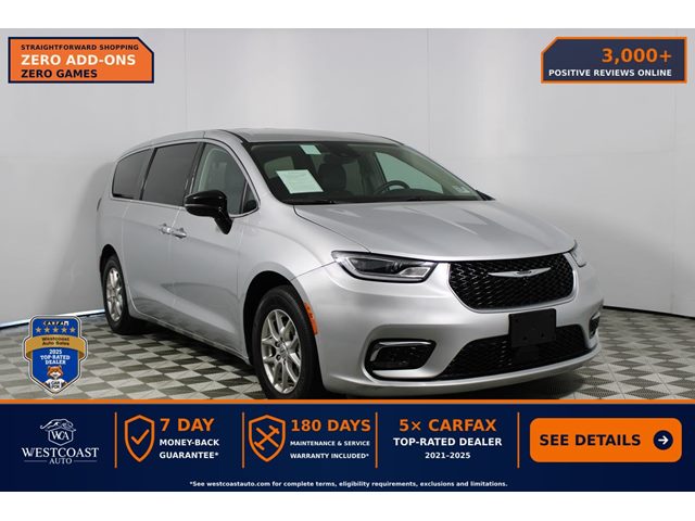 Silver Mist Clearcoat 2024 Chrysler Pacifica Minivan Front-Wheel Drive Automatic