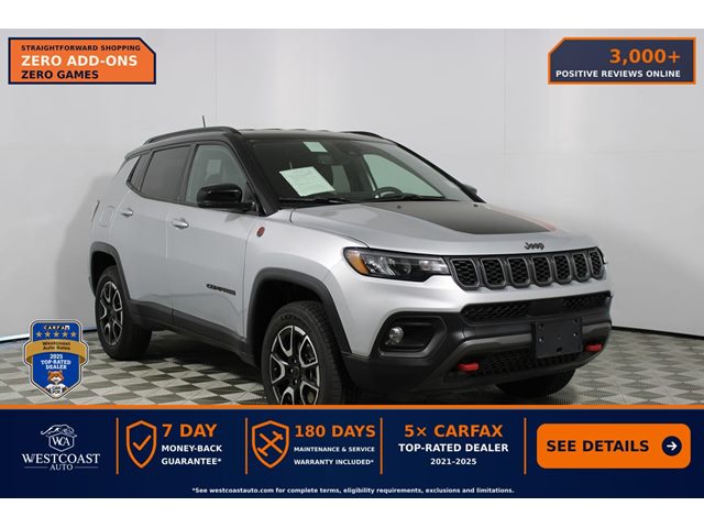 Silver Zynith Metallic Clearcoat 2025 Jeep Compass SUV / Crossover Four-Wheel Drive Automatic