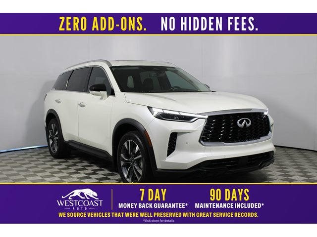 Majestic White 2023 INFINITI QX60 SUV / Crossover Front-Wheel Drive Automatic