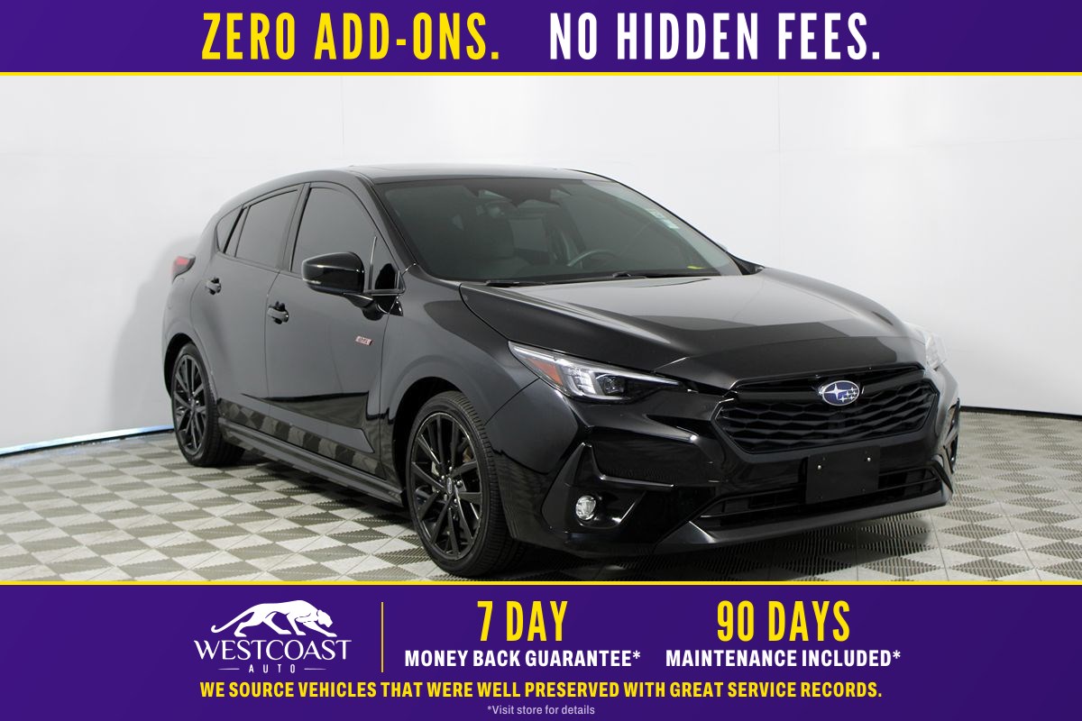 Crystal Black Silica 2024 Subaru Impreza Wagon All-Wheel Drive Automatic