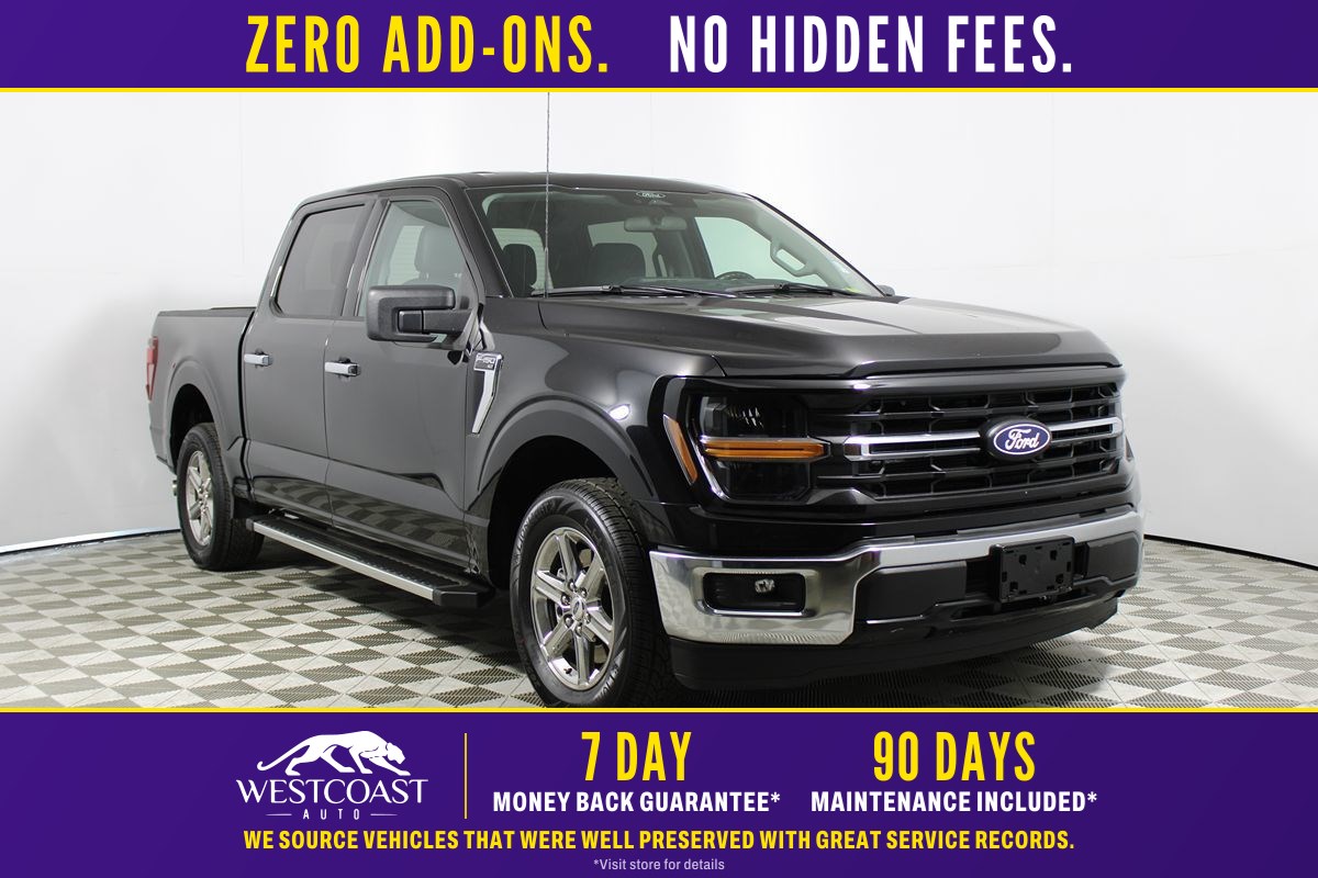Agate Black Metallic 2025 Ford F-150 Pickup Truck 4X2 Automatic