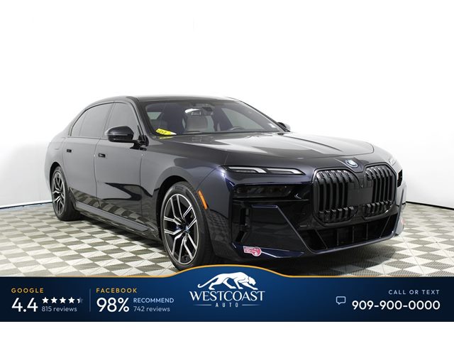 Carbon Black Metallic 2023 BMW i7 Sedan All-Wheel Drive Automatic