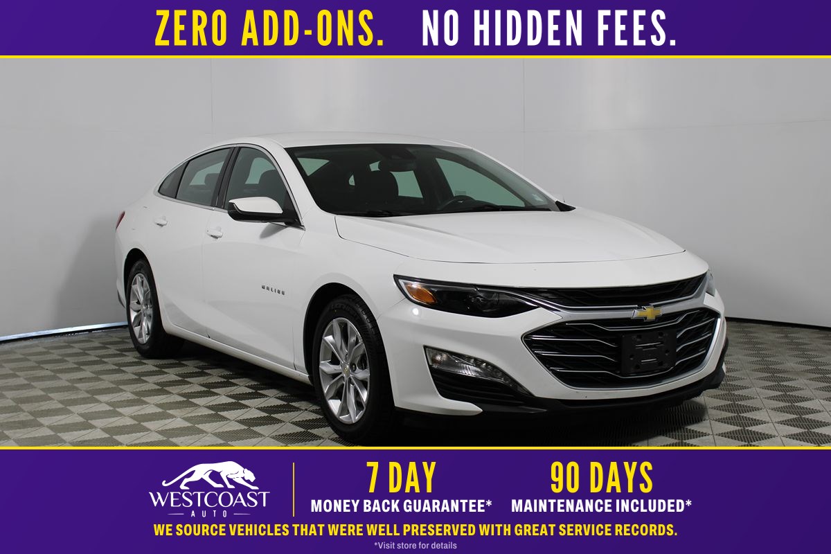 Summit White 2024 Chevrolet Malibu Sedan Front-Wheel Drive Automatic