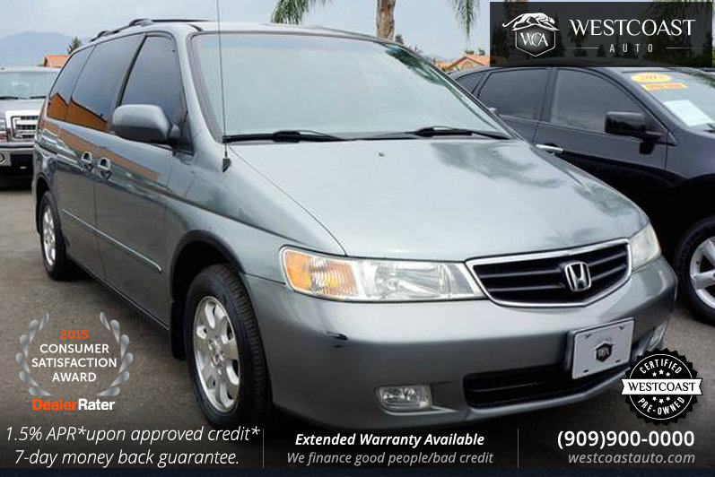 Sold 2002 Honda Odyssey EX-L w/DVD/Leather in Montclair