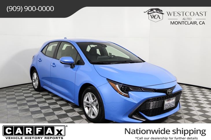 Sold 2019 Toyota Corolla Hatchback SE in Montclair