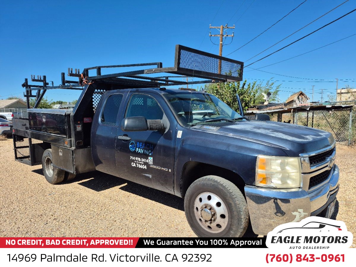 Dark Blue Metallic 2007 Chevrolet Silverado 3500HD Pickup Truck  Automatic