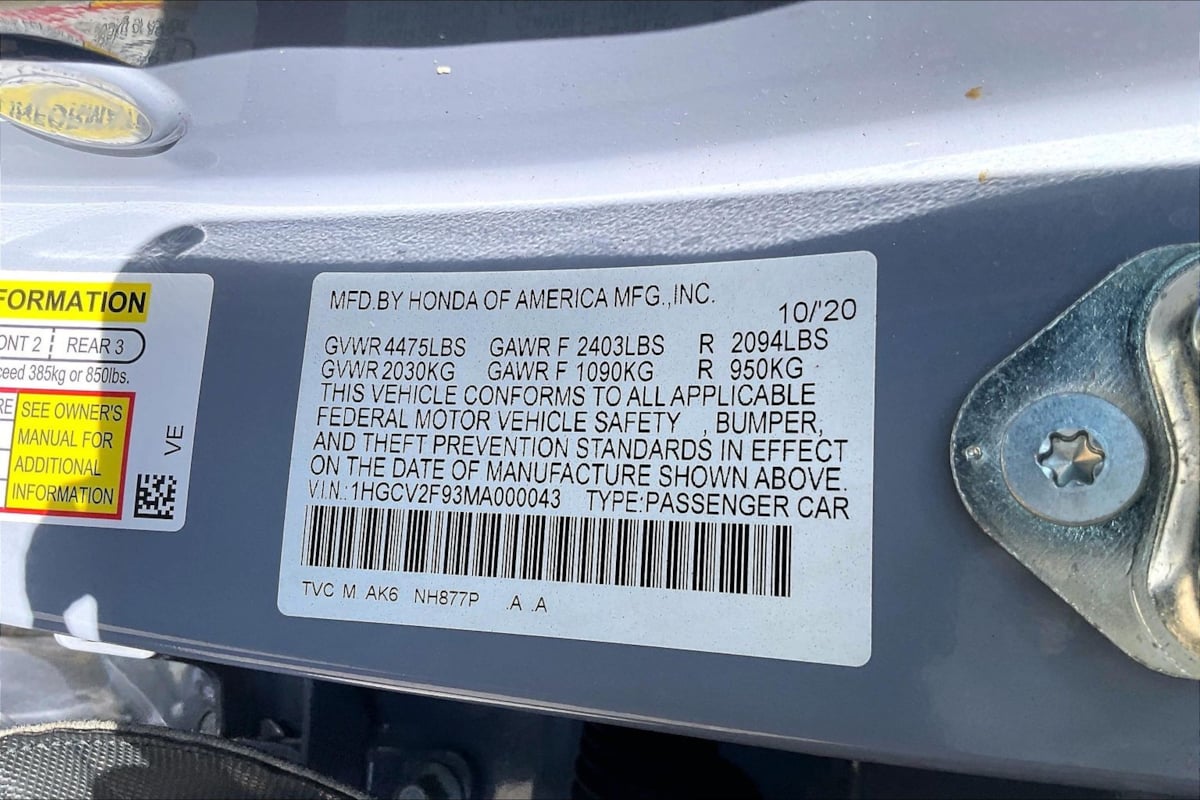 Photo 26 of this Honda Accord Sedan