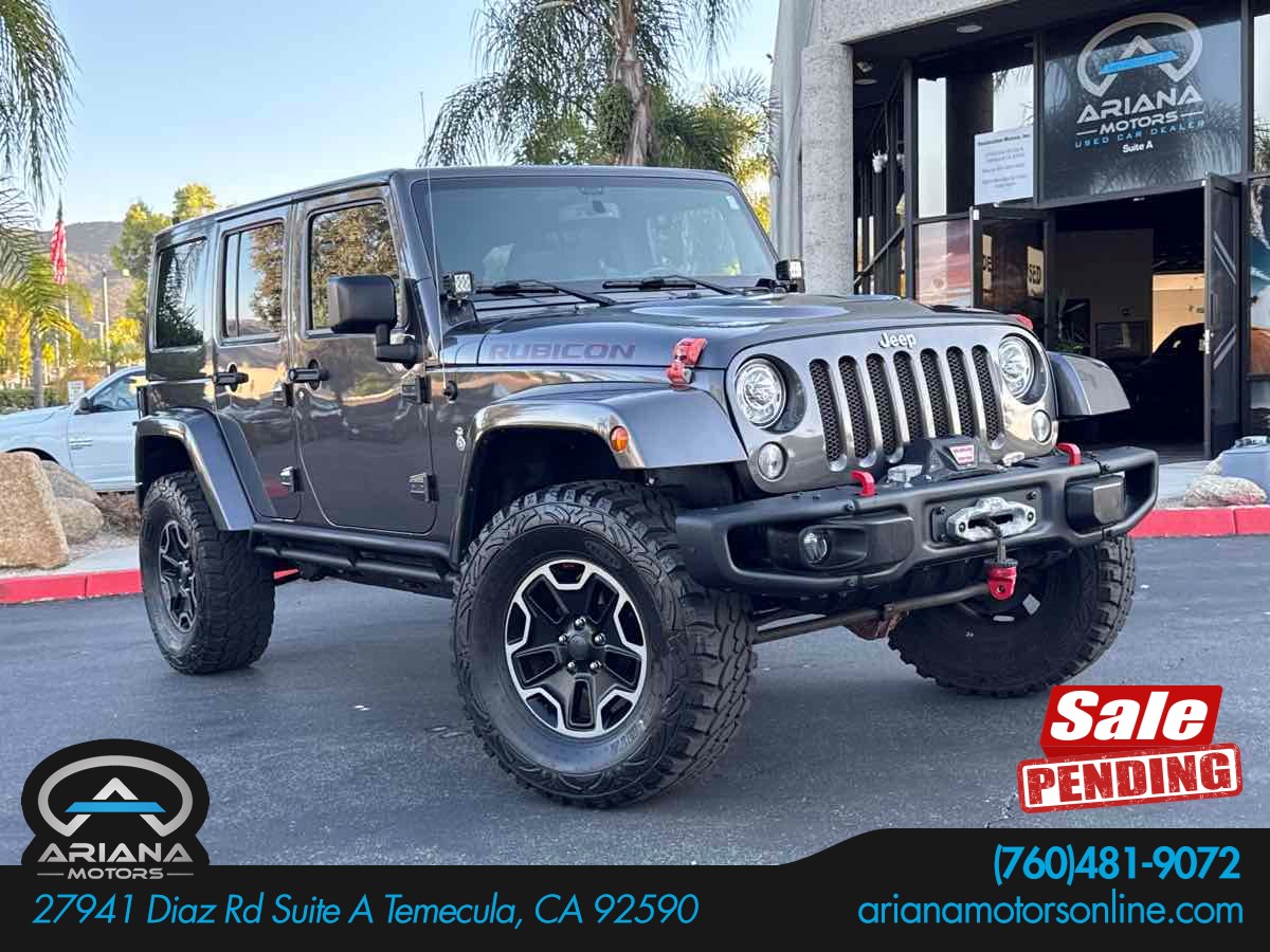 Sold 2017 Jeep Wrangler Unlimited Rubicon Hard Rock in Temecula