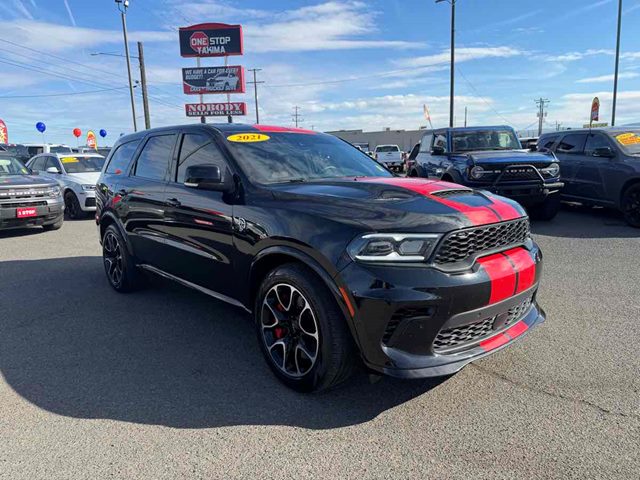 DB Black Clearcoat 2021 Dodge Durango SRT Hellcat AWD SUV / Crossover All-Wheel Drive Automatic