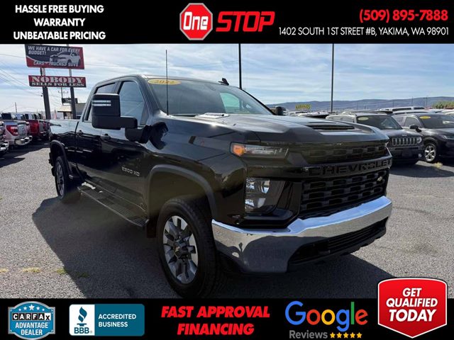 Black 2022 Chevrolet Silverado 2500HD Pickup Truck Four-Wheel Drive Automatic