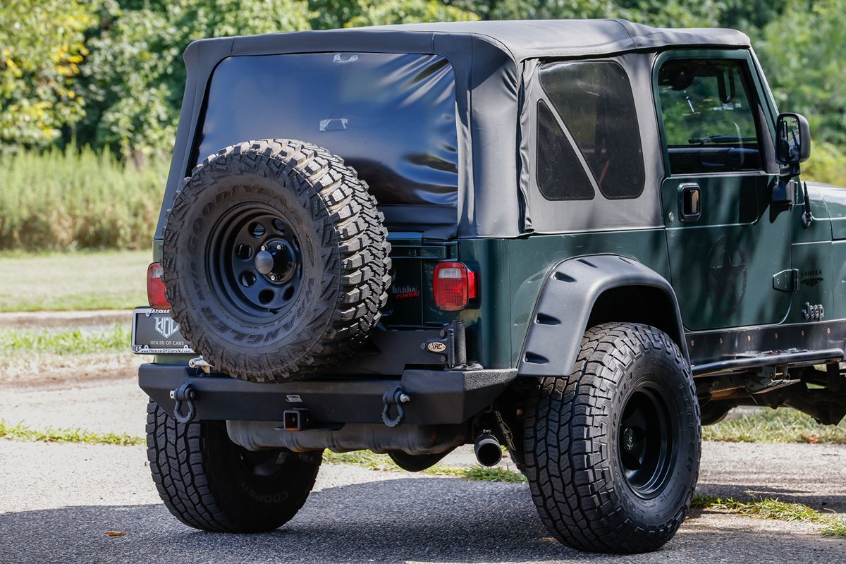Vitres Arrière Teintées Noires Pour Jeep Wrangler 2003-2006 - Kit Conducteur & Passager